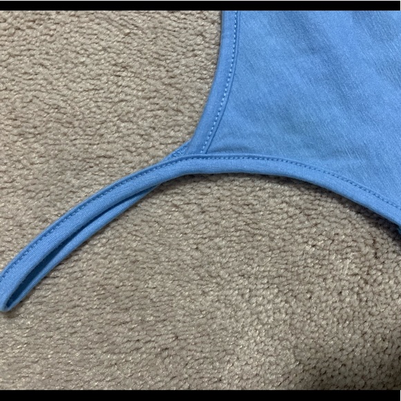 Letter Graphic Blue Cami - Picture 3 of 3